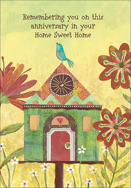 RE9472 - Home Sweet Home Anniversary Cards