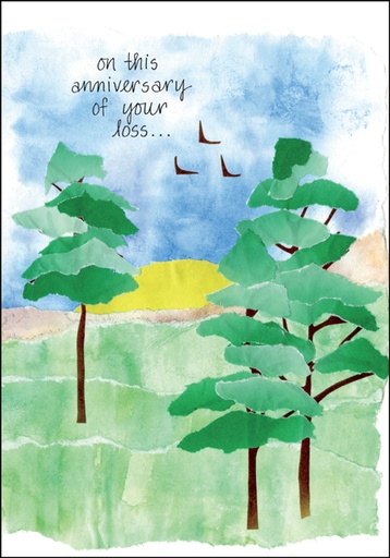 Caring Thoughts Anniversary of Loss