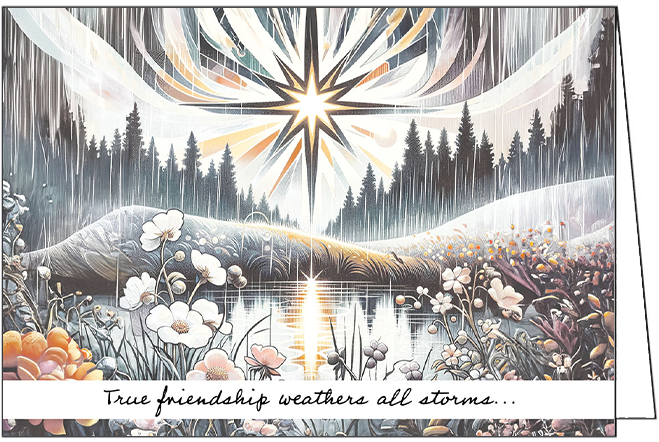 S244671 - Best Friend Sympathy Card - Guiding Star