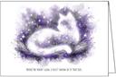 S244678 - Cat Sympathy Card - Moonlit Remembrance