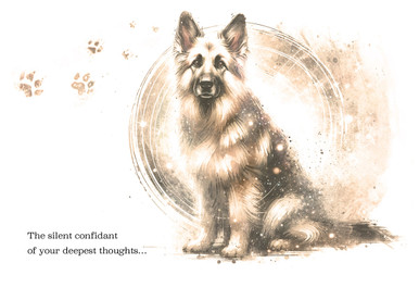 S244681 - The Confidant - Sympathy Card for Pet Loss