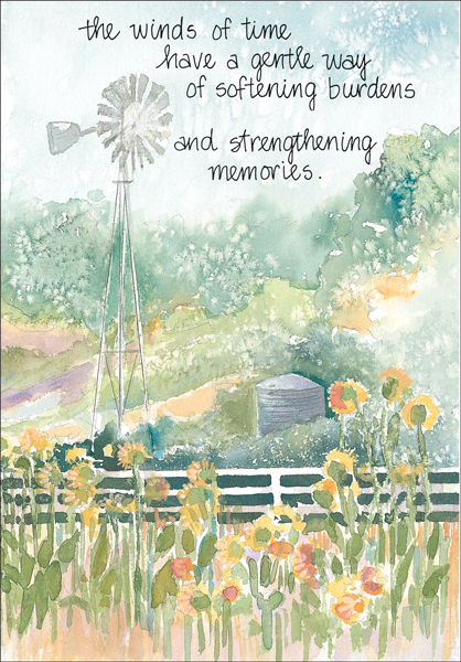 S4214H - Winds of Time Death Anniversary Cards