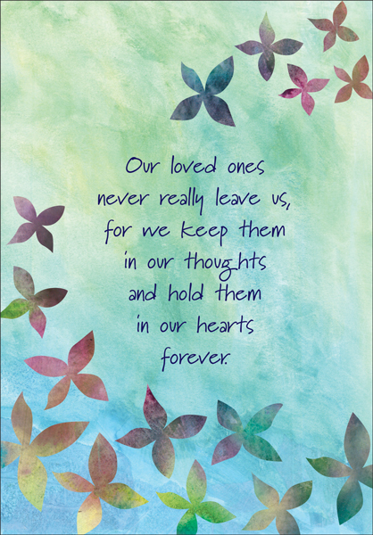 S9295H - Warm Wishes Anniversary of Loss Cards