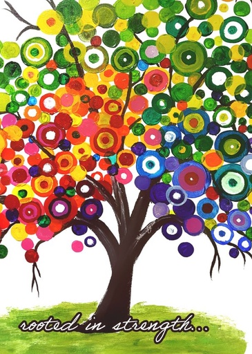 Rooted in Strength Encouragement Card
