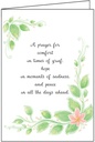 SH255C - A Prayer for Comfort sympathy card
