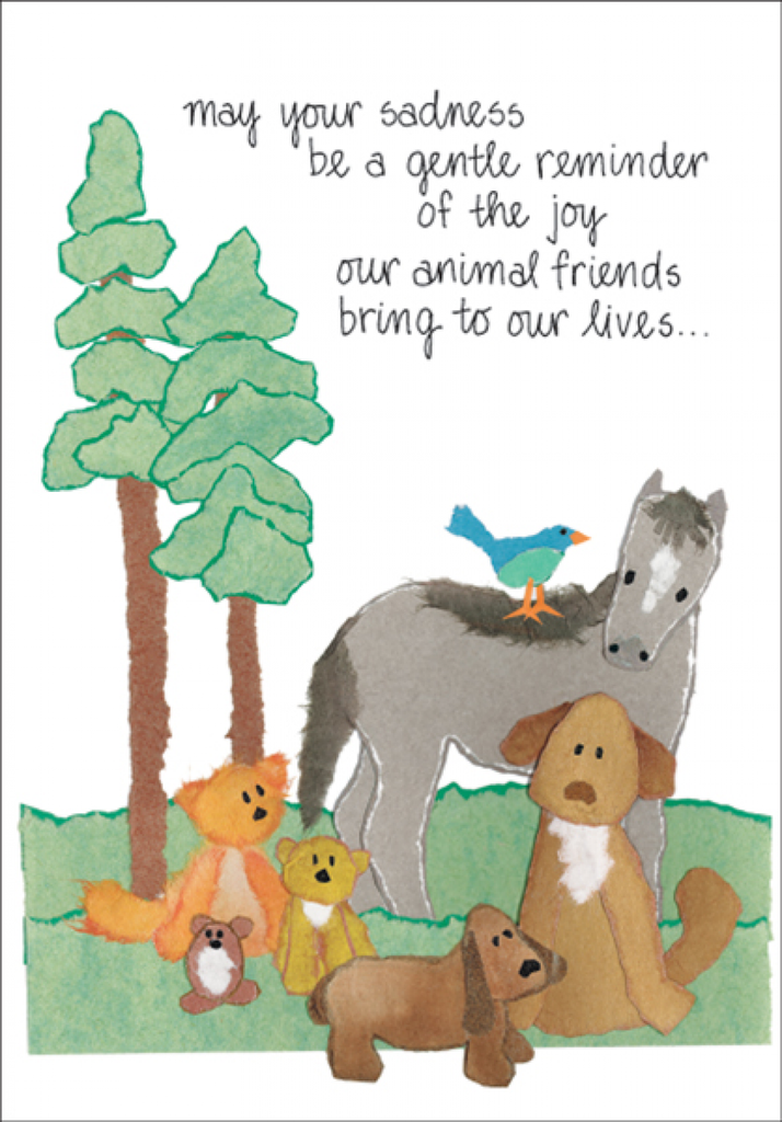 Sadness Loss of Pet Card-P412