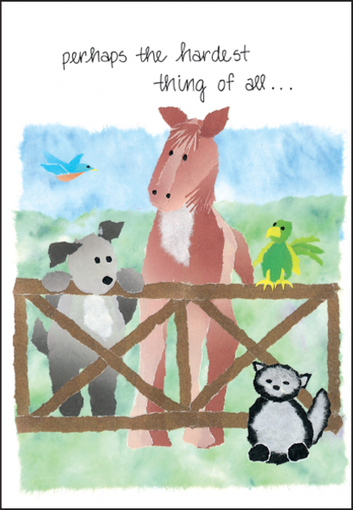 Saying Good Bye Pet Card-G411