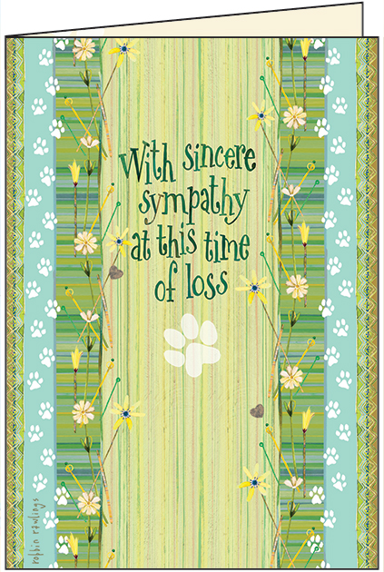 Sincere Sympathy Pet Loss Card