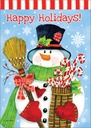 Snowman and Candy Cane Christmas