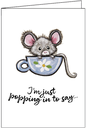 T3744684 - Mouse in Teacup Thank You Card