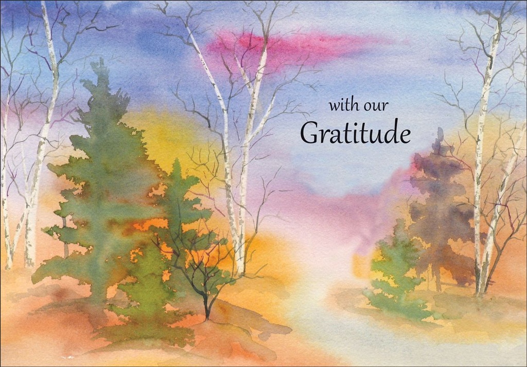 TG308 - Funeral Director Thank You Card