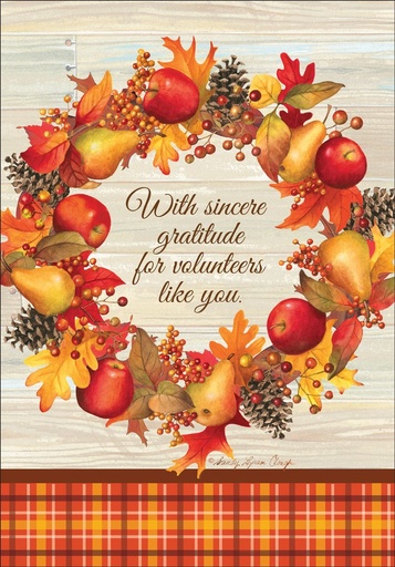 Thanksgiving Cards for Volunteers