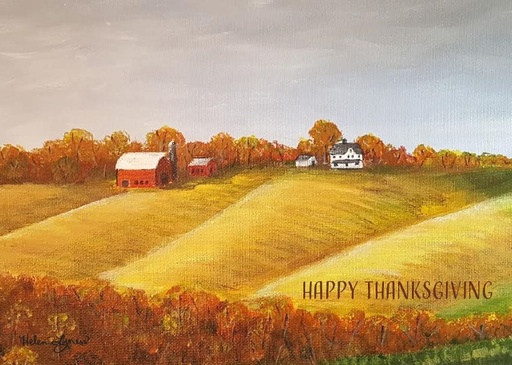 Midwest Harvest Thanksgiving Card