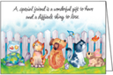 Time of Loss Pet Sympathy Card-P1401