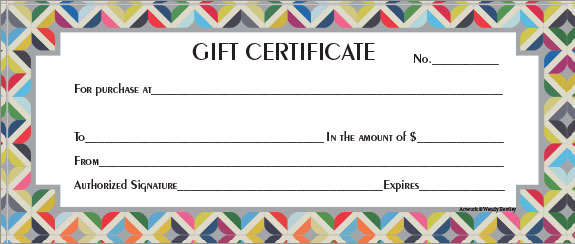 WRP15 - Gift Certificates