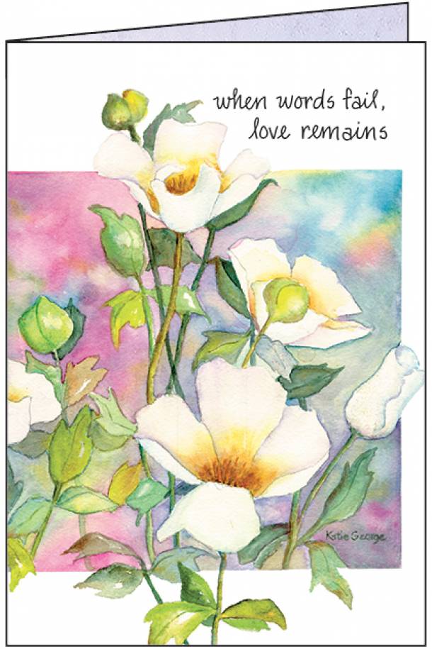 Watercolor Sympathy Card