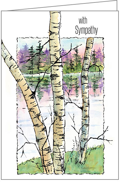 With Sympathy Condolence Card - SG230
