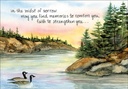 Peaceful Thoughts Sympathy Card