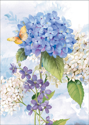 Blank Inside Hydrangea 