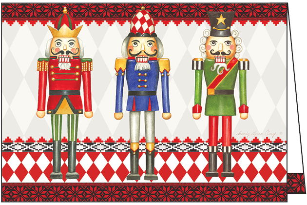C3713 - Nutcracker Christmas Card - Cello Pack of 10