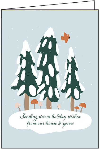CE703 - Warm Holiday Wishes - Cello Pack of 10