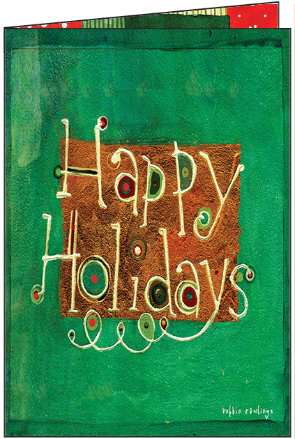 CR708 - Happy Holidays - Cello Pack of 10