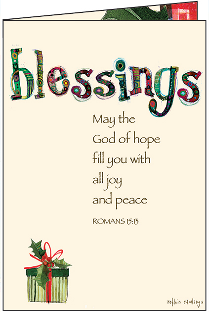 CR711C - Christmas Blessings - Cello Pack of 10