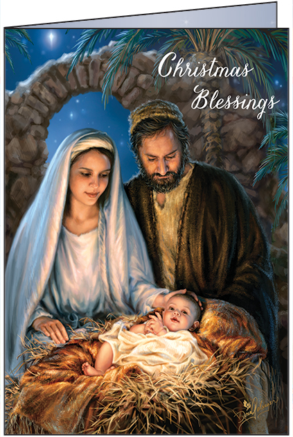 CU735 - Christmas Blessings - Cello Pack of 10