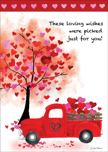 VJ802 - Truck of Hearts Valentine