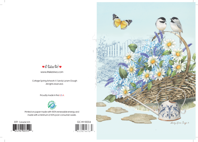 Cottage Spring Mother's Day Card