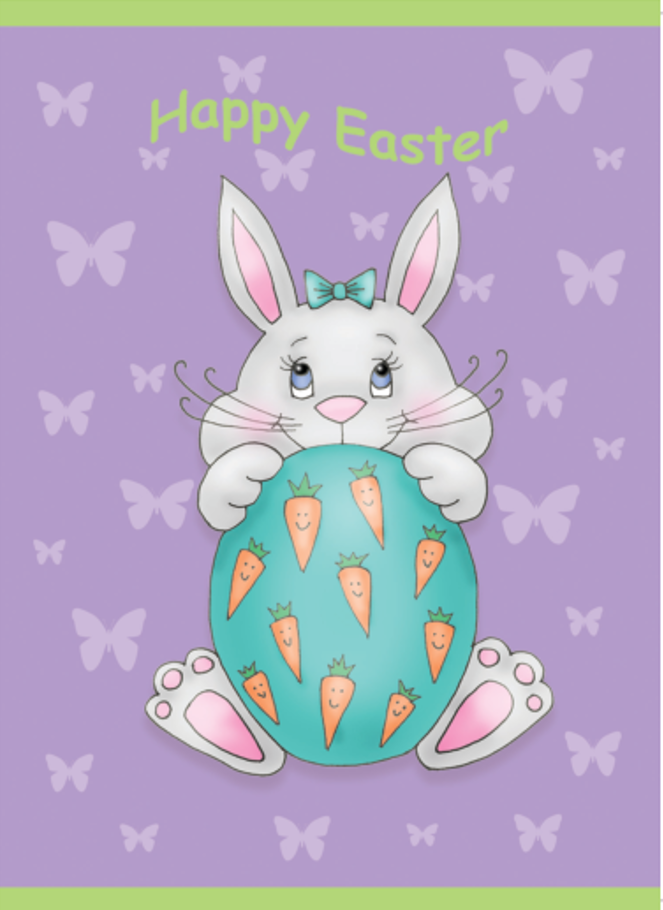 Magical Easter Bunny and Eggs