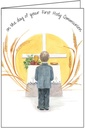 Young Boy First Communion Card-C4607