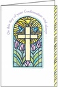 Stained Glass Confirmation Card-C2619C