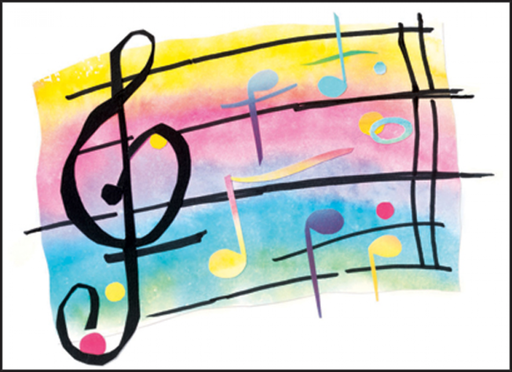 Music Themed Note Cards