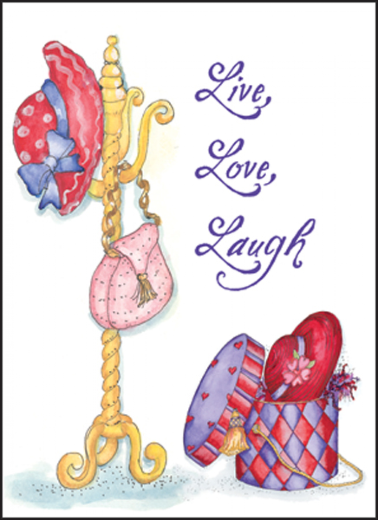 Live, Love, Laugh Note Cards-LBL52