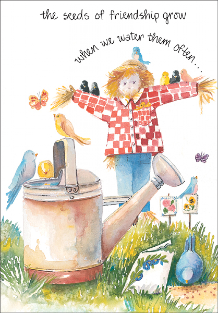 Scarecrow Friendship Card-F4435C