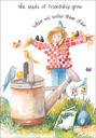 Scarecrow Friendship Card-F4435C