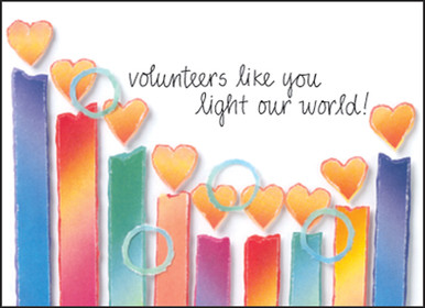 Volunteer Light Up the World Note Cards-BL173V