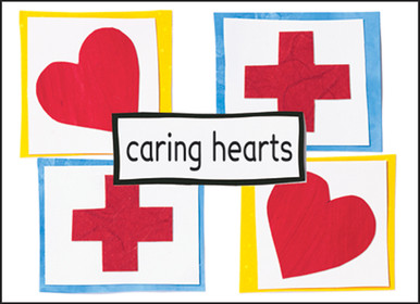 Volunteer Caring Hearts Note Cards-HBL15V