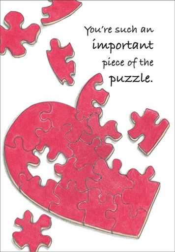 Puzzle Volunteer Thank You Card