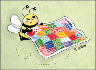Bee Quilt Note Cards-KBL01