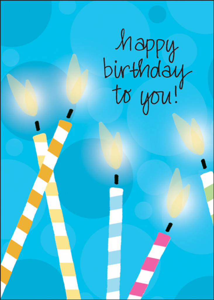 Sparkling Candles Gift Card