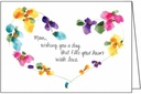 Floral Heart Mother's Day Card