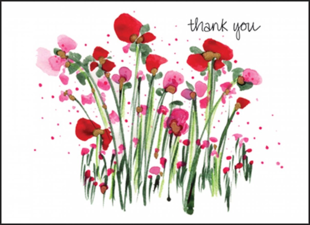 Bright and Colorful Thank You Cards-FBL05
