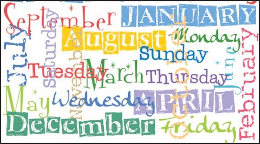Months Pocket Planner