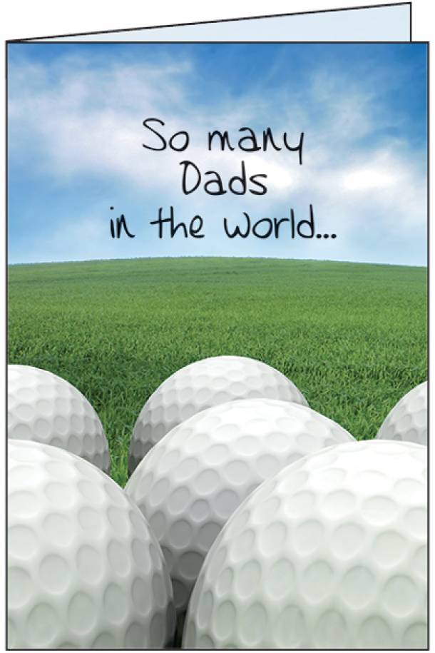 Golf Father's Day Card