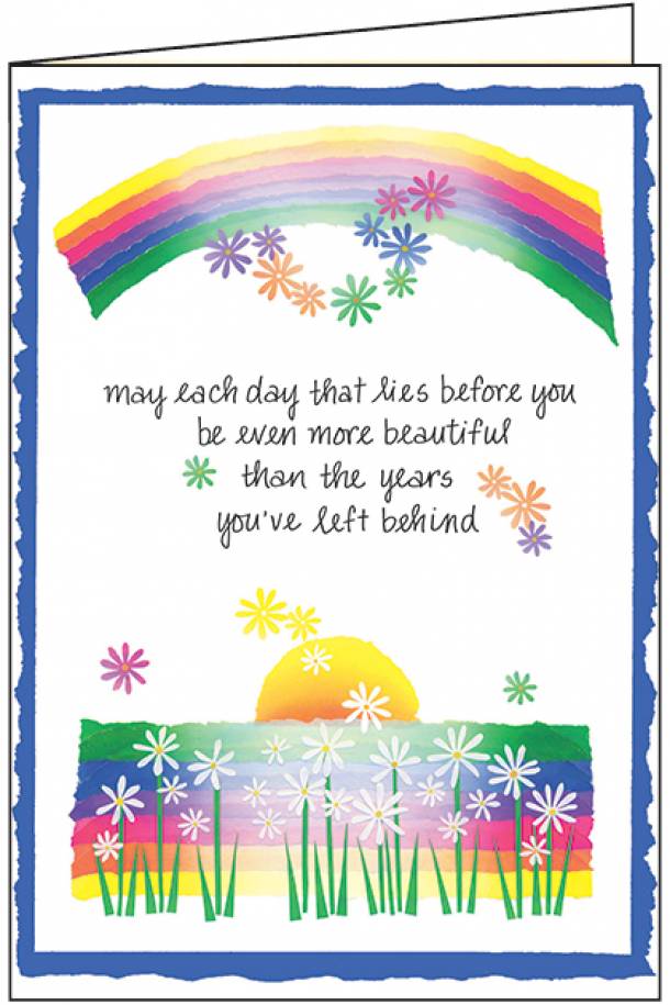 Rainbow Birthday Card