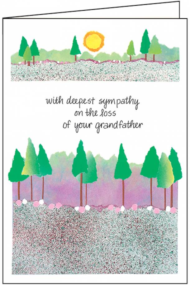 Grandpa Sympathy Card-S218