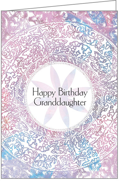 Love and Joy Granddaughter Birthday Card