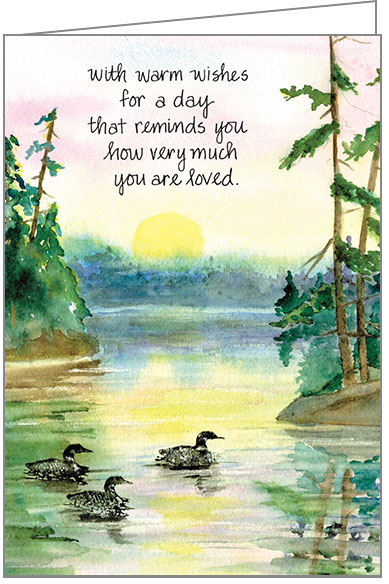 Lakeside Father's Day Card